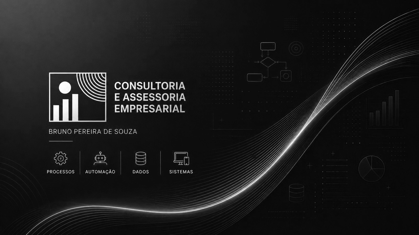 Consultoria e Assessoria Empresarial — Bruno Pereira de Souza · Processos, Automação, Dados e Sistemas
